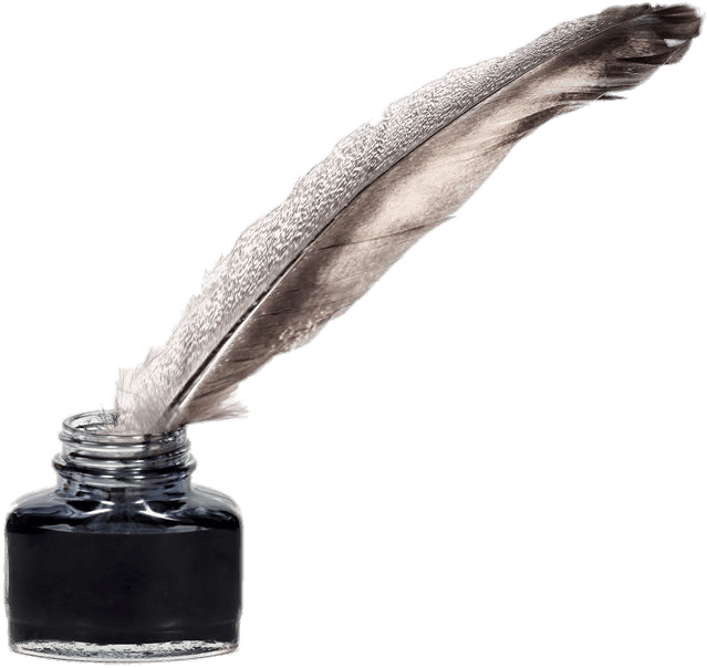 Objects - Ink Feather Pen (740x740), Png Download