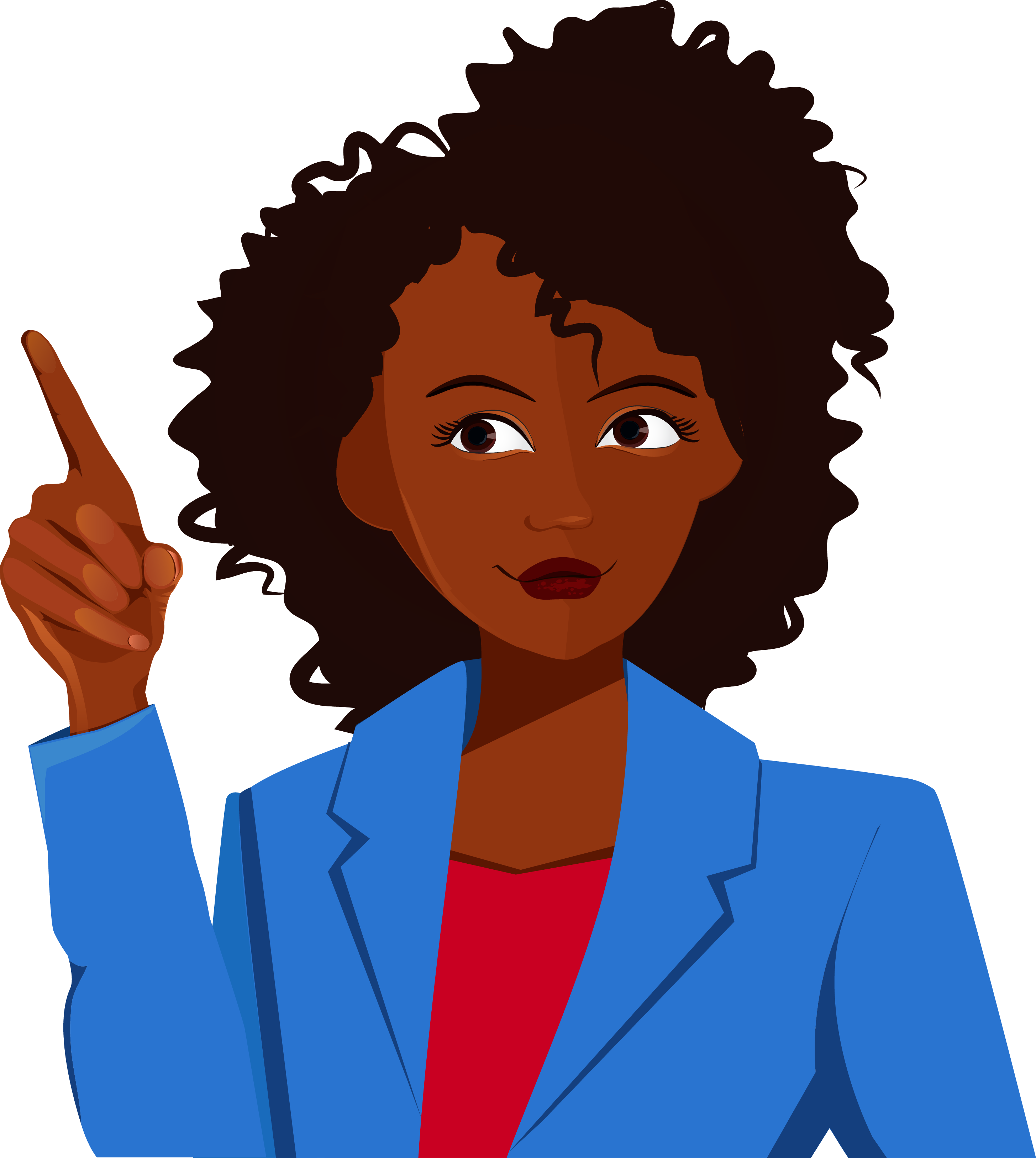Women-hand - Afro - Illustration (2911x3254), Png Download
