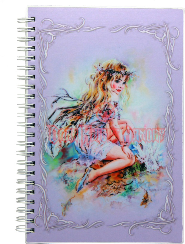 The Crystal Keeper Fairy Small Journal - Crystal Keeper 34cm Clock By Christine Haworth (850x850), Png Download