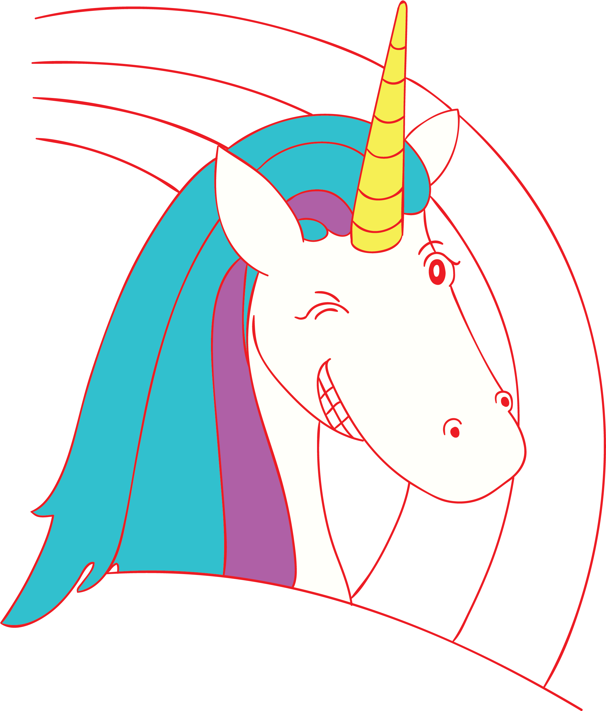 And No Some Scans - Unicorn (2905x2984), Png Download