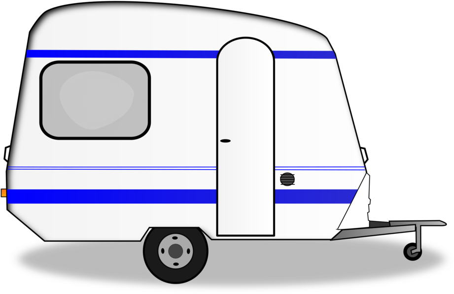 Teardrop Trailer Caravan Campervans Motorhome - Trailers Clipart (1092x750), Png Download