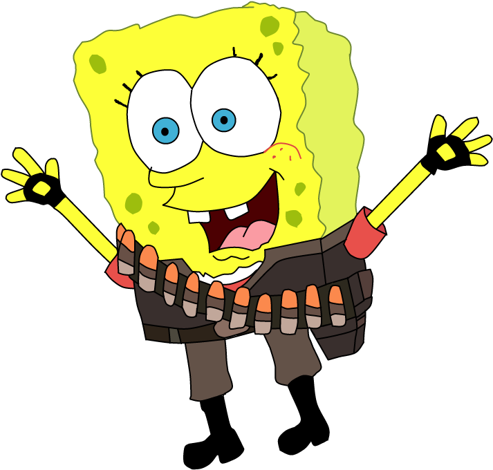 Spongebob Soldier Png (751x722), Png Download