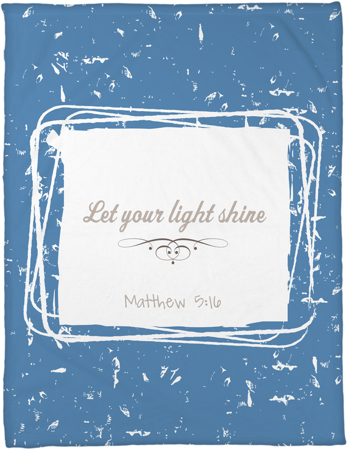 Let Your Light Shine Fleece Blanket - Bed Skirt (900x1129), Png Download