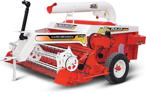Straw Reaper Machine (500x315), Png Download