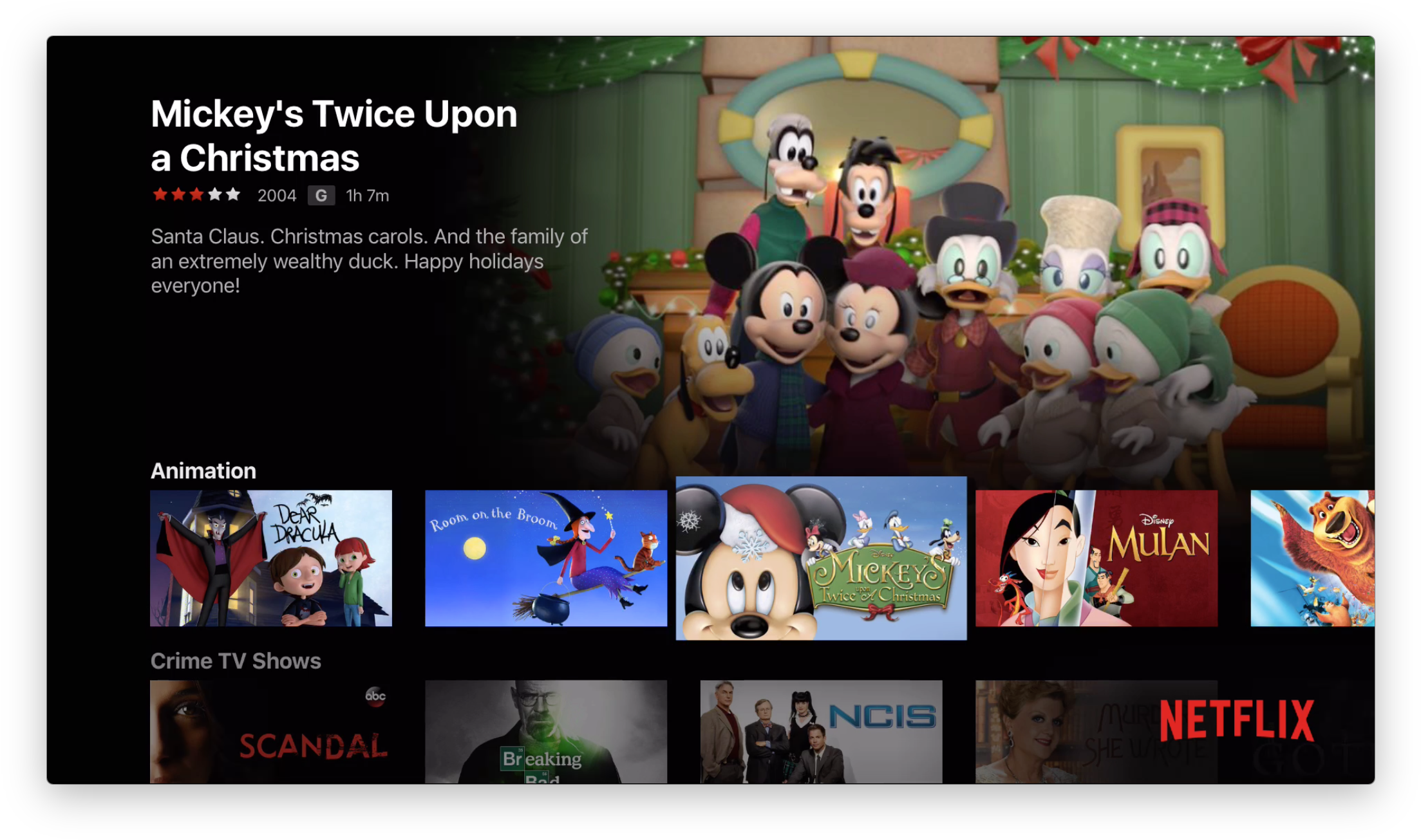 Apple Tv 4 - Animated Cartoon (2230x1330), Png Download