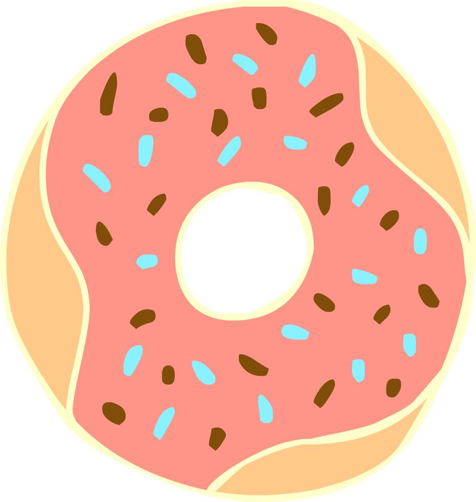 Donut Png - Transparent Background Donut Clipart (569x600), Png Download