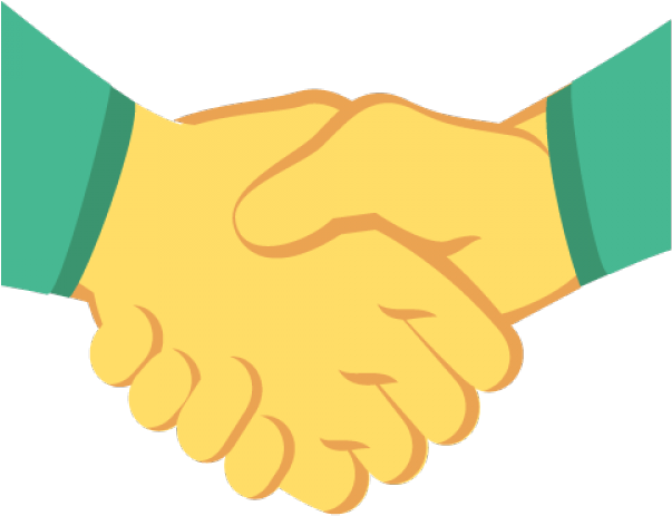Hand Emoji Clipart Shake - Handshake Emoji (640x480), Png Download