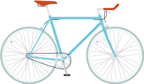 Svg Black And White Stock Bicycles Set - Cannondale Synapse Sl 105 (496x308), Png Download