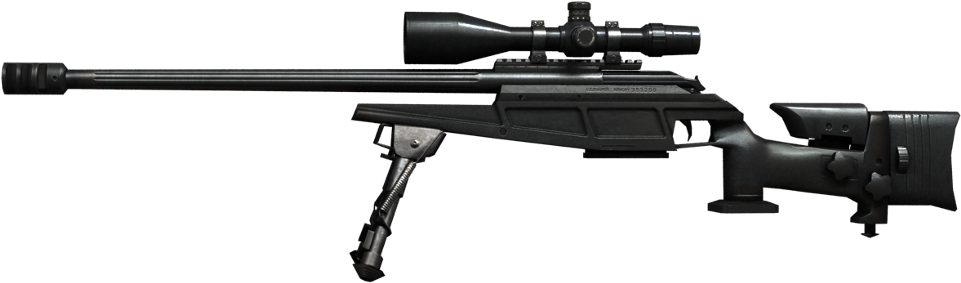 Best Free Sniper Rifle Png Image Without Background - R93 T2 (1000x340), Png Download