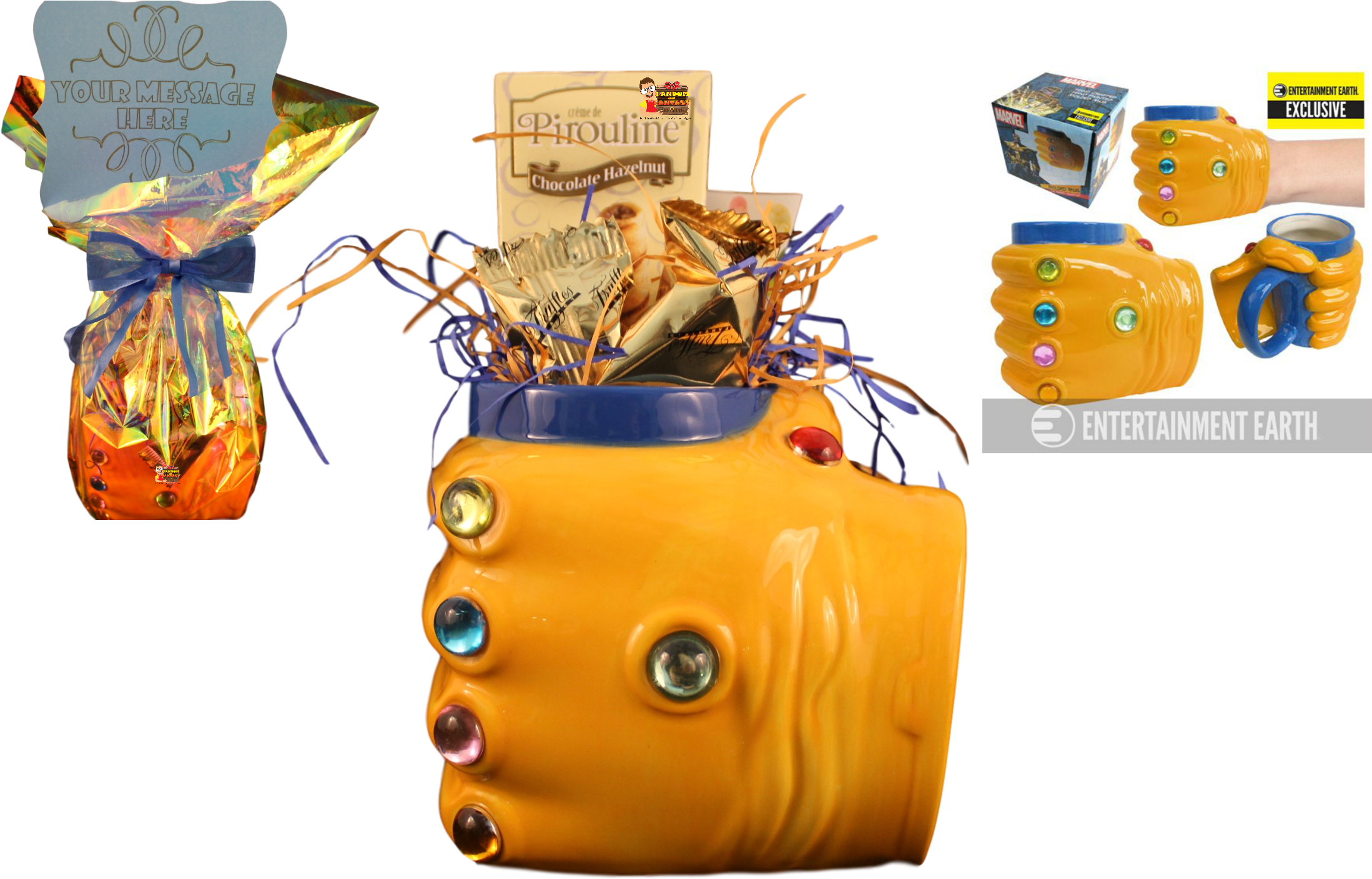 Marvel: Thanos Infinity Gauntlet - Molded Mug (2275x1522), Png Download