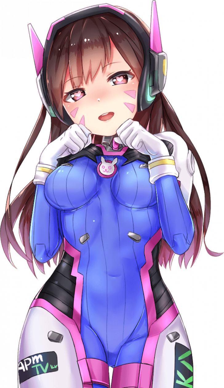 Dva - Dva Anime (728x1259), Png Download