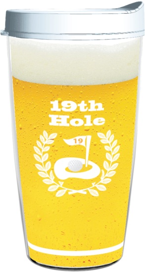 19th Hole Beer 16oz Tumbler - Tumbler (302x599), Png Download