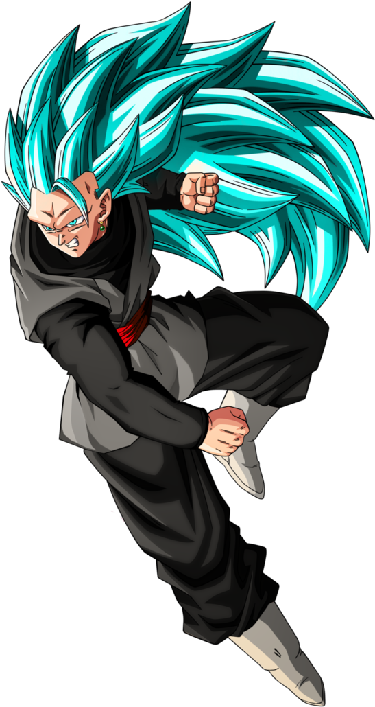 Black Goku Ssgss 3 By Narutosonic666 Gotenks Ssj, Black - Goku Black Ssj3 (738x1082), Png Download