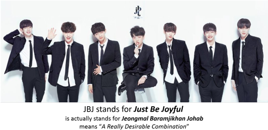 Basically, Jbj, A Group Made Of Talent And Fans' Love - วง Jbj (540x271), Png Download