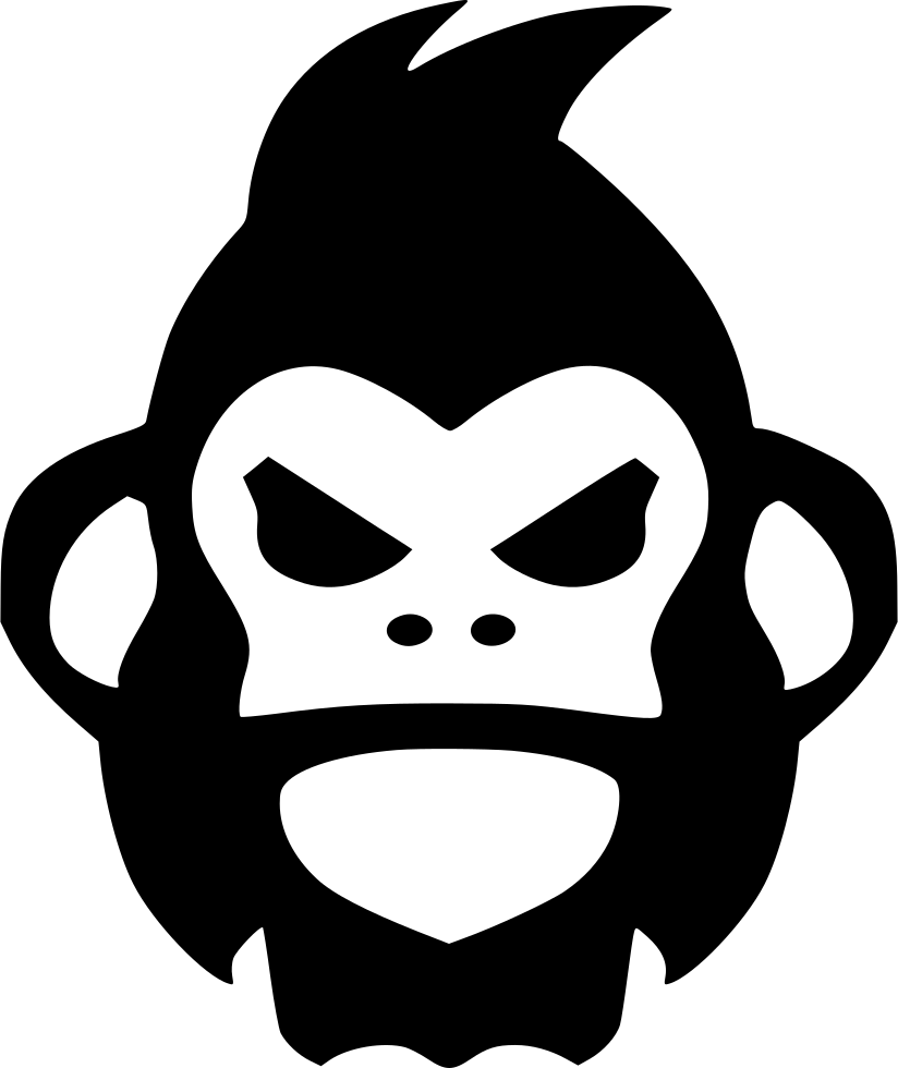 Angry Gorilla Monkey Rage Comments (824x980), Png Download