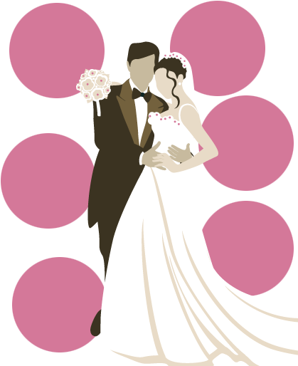 Wedding Couple Png File (420x600), Png Download