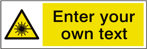 Laser Beam Custom Sign - Temperature Hazard Sign (600x600), Png Download