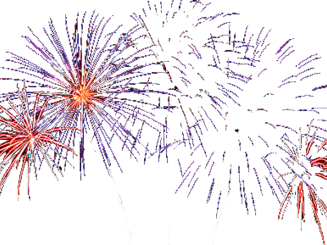 Fireworks Png Transparent Images - Clear Background Fireworks Transparent (640x480), Png Download