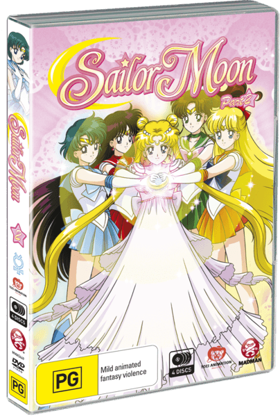 Sailor Moon Part Two Dvd Cover Art - Princess Serenity Sailor Venus (404x600), Png Download