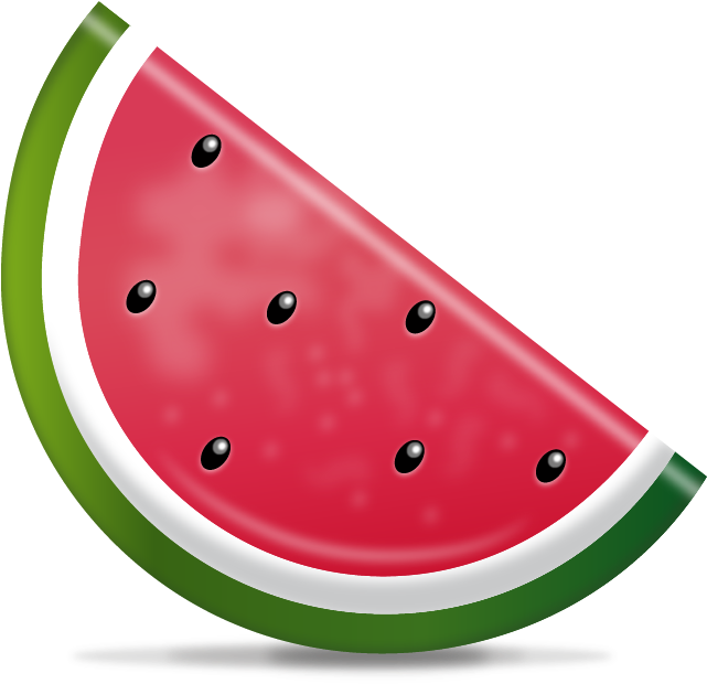 Watermelon Emoji Png (640x640), Png Download