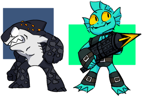 Listen These Were About The Only Two Skylanders I Really - Skylanders Gill Grunt (500x348), Png Download