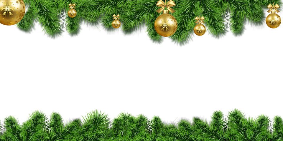 New Year's Eve Christmas Ornament Christma - Christmas Pine Border Png (680x340), Png Download