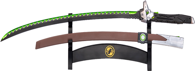 Calling - Overwatch Ultimate Genji Sword (800x450), Png Download