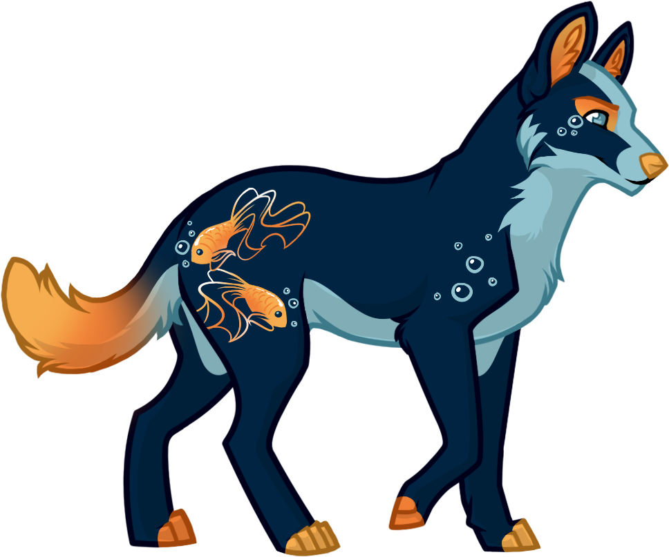 Goldfish - Animal Figure (1031x887), Png Download