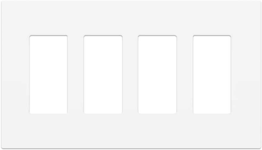 4-gang - Ivory (1000x833), Png Download