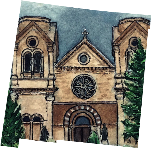 View New Mexico Art - Art (613x637), Png Download