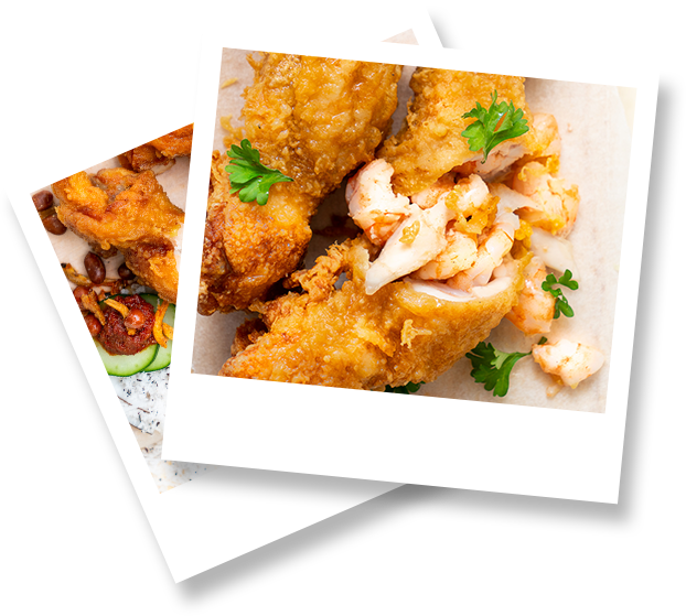 About Us - Chicken As Food (622x559), Png Download