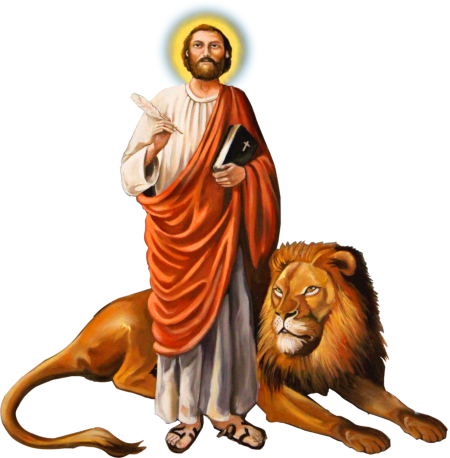 Mark The Apostle - St Mark The Evangelist Png (450x458), Png Download