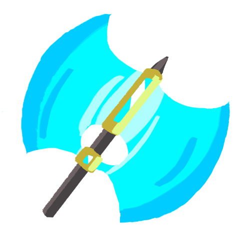 Rippling Axe - Portable Network Graphics (500x500), Png Download