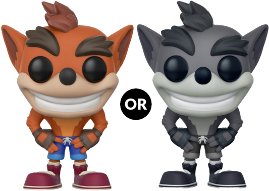 Vinyl Crash Bandicoot - Crash Bandicoot Pop Figure (541x541), Png Download