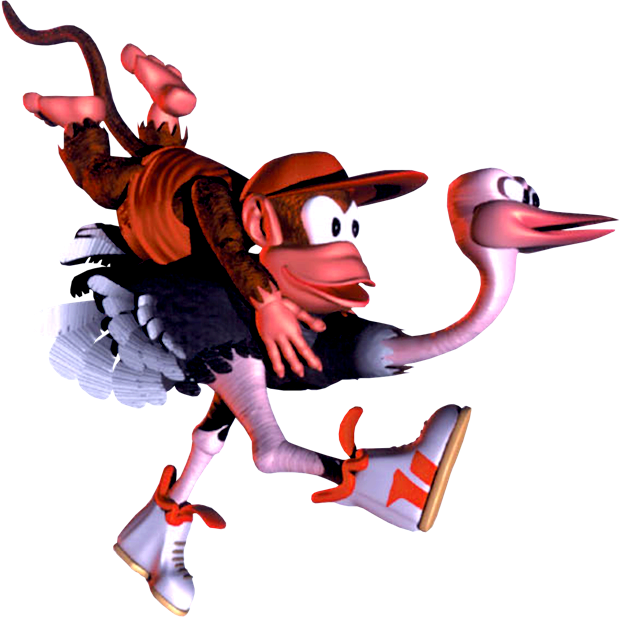 Donkey Kong Country Rambi Super Smash Bros Brawl (620x618), Png Download