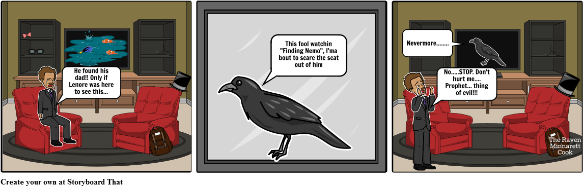 The Raven - American Crow (1164x385), Png Download