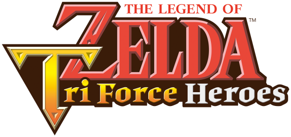 The Legend Of Zelda - Tri Force Heroes Logo Png (658x300), Png Download