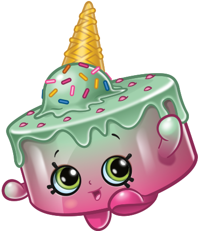 Free Icons Png - Shopkins Ice Cream Kate (576x495), Png Download