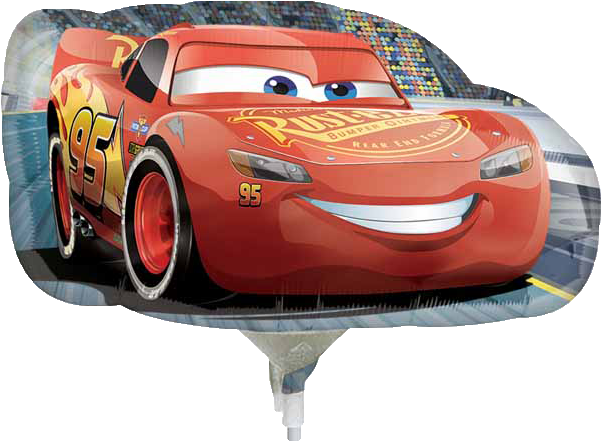 Includes One Lightning Mcqueen 10" Mini Shape Foil - Cars 3 Lightning Mcqueen Shape Foil Balloon (600x600), Png Download