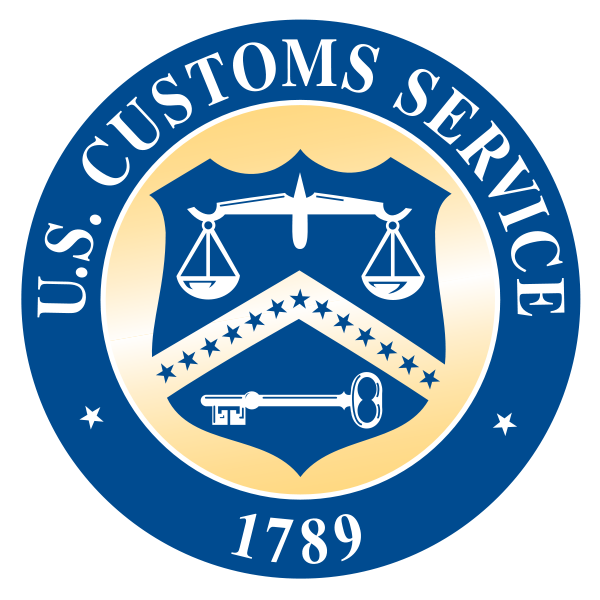 Customs Service Seal - Us Customs Service Logo (600x600), Png Download