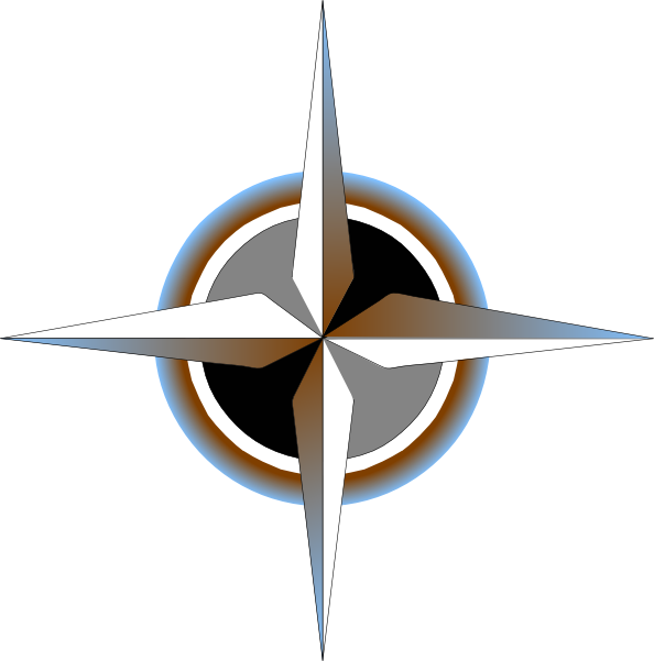 How To Set Use Compass Svg Vector (594x601), Png Download