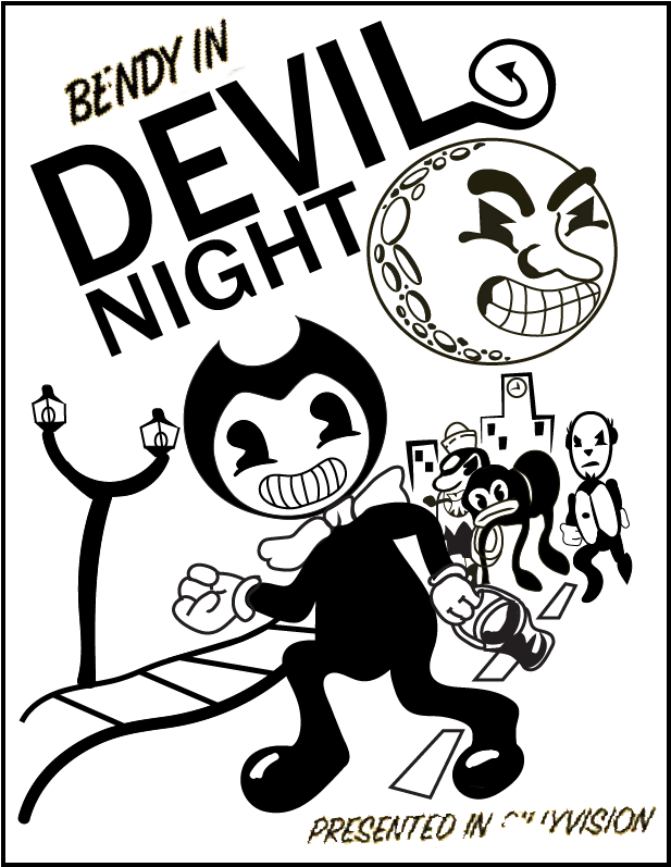 Bendy And The Ink Machine - Bendy & The Ink (616x806), Png Download