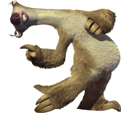 Sid Ice Age Png (400x372), Png Download