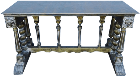 Shabby Chic Coffee Side Table Imperial Style - Coffee (499x271), Png Download