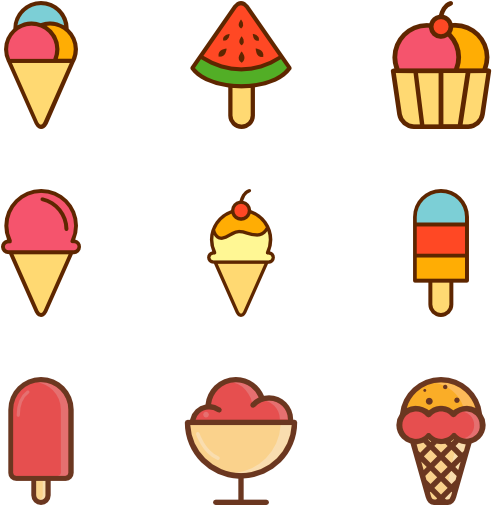Ice Cream 32 Icons - Icon (600x564), Png Download