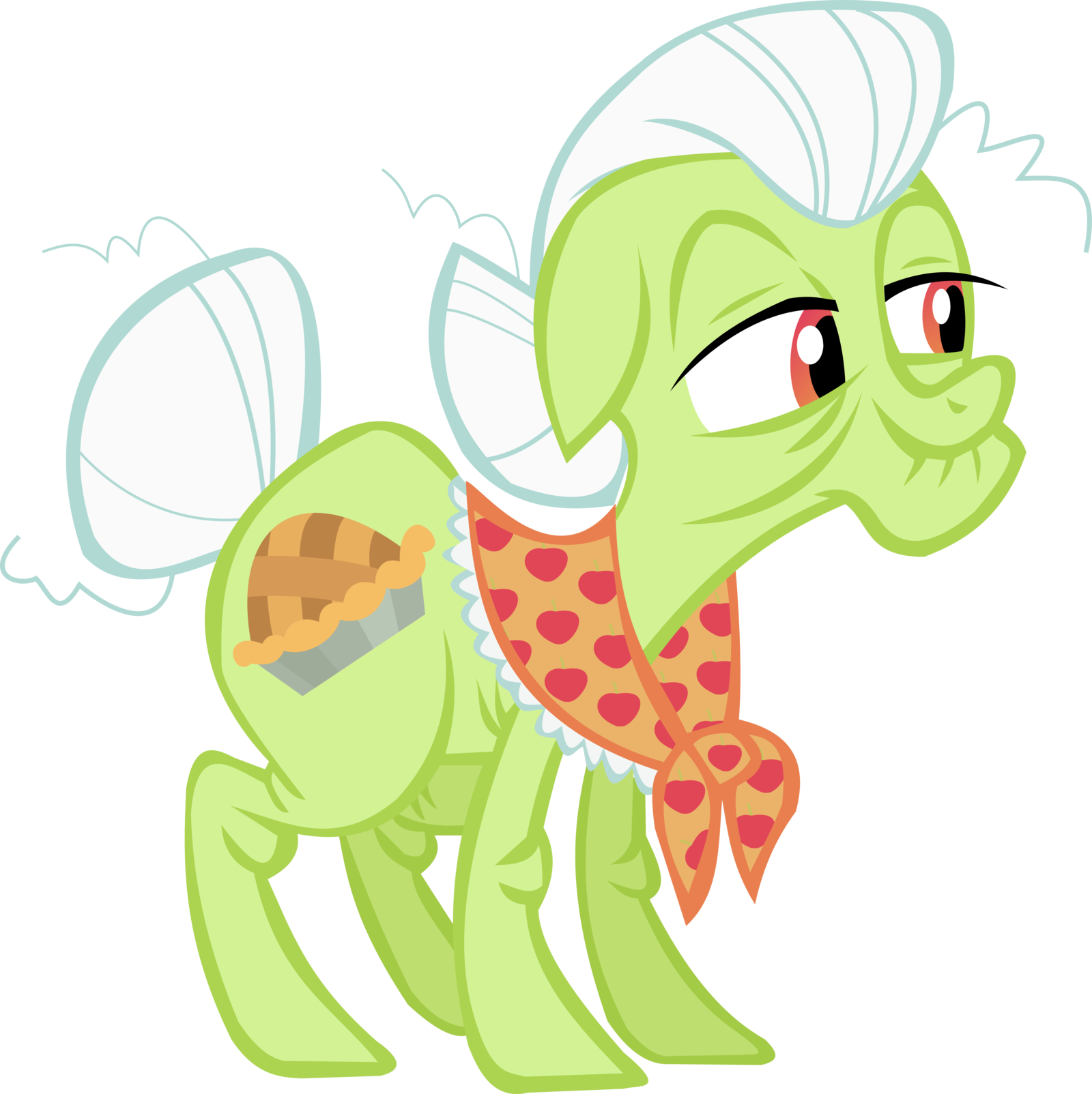 Granny Smith - Horse (1600x1604), Png Download