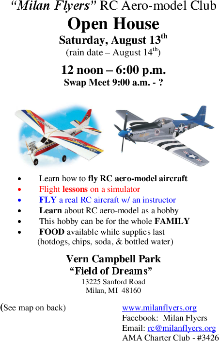 Event Flyer - P-51d Mustang Giant Scale Kit (612x792), Png Download