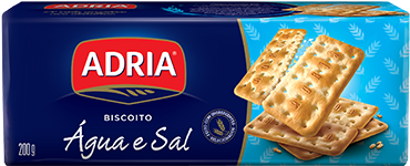 Cracker Agua E Sal - Biscoito Adria Agua E Sal (428x540), Png Download