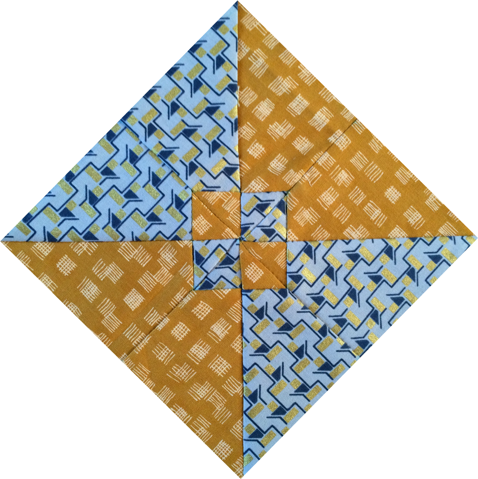 The Fabric Choices Were Easy For This One Because I - Jack-o'-lantern (1600x1600), Png Download