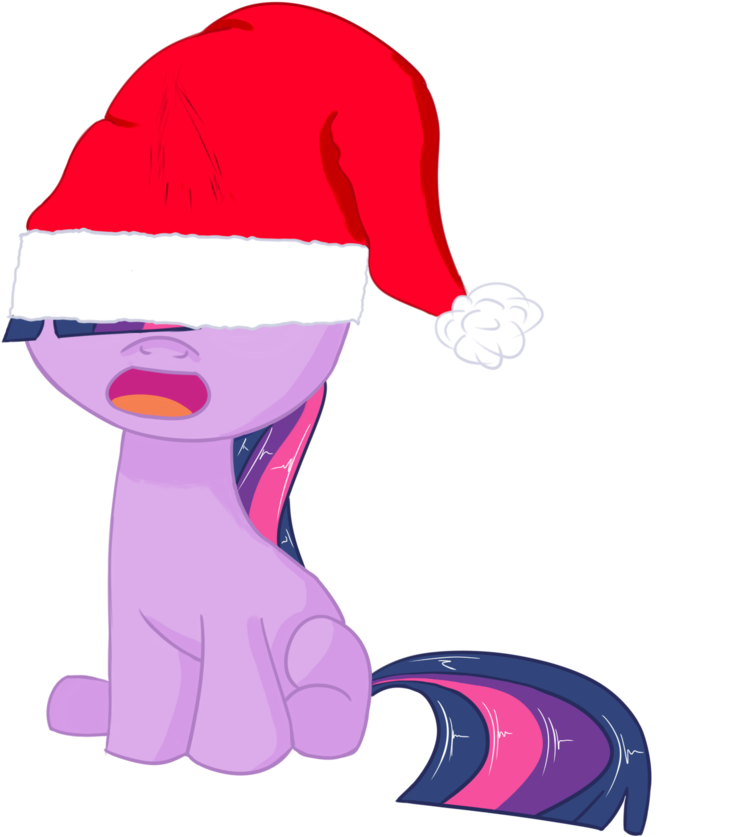 Dragonfoorm, Christmas, Filly, Hat, Safe, Santa Hat, - Illustration (1138x1024), Png Download